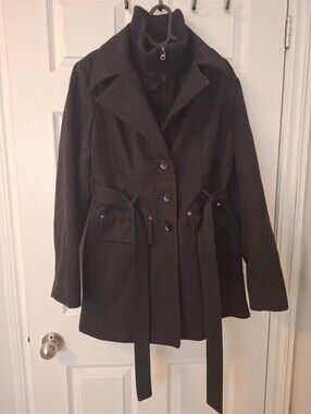 Vintage Marvin Richards Black Wool Coat